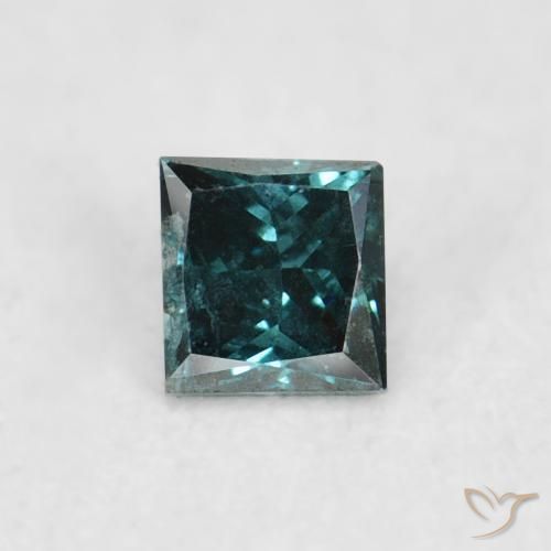 0.05ct Natural Green Diamond, Square, VS-SI