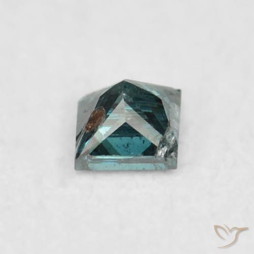 Diamond Gemstone in 2 x 2 mm (calibrated) Size for Sale, Diamond Stone in Green Color