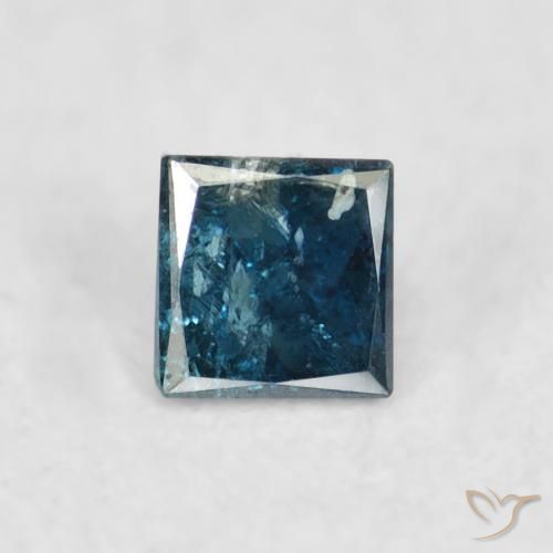 0.07ct Natural Blue Diamond, Square, VS-SI