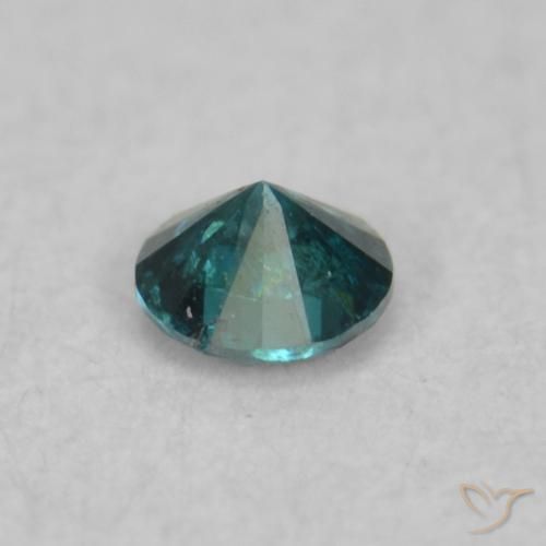 Diamond Gemstone in 2.1 mm (calibrated) Size for Sale, Diamond Stone in Green Color