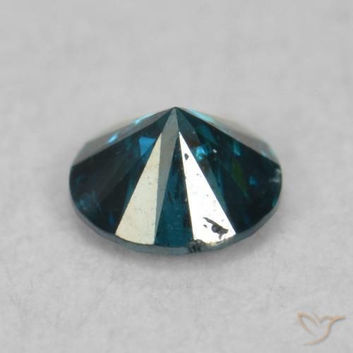 Diamond Gemstone in 2.6 mm (calibrated) Size for Sale, Diamond Stone in Blue Color