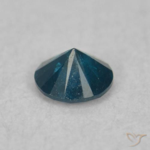 Diamond Gemstone in 2.3 mm (calibrated) Size for Sale, Diamond Stone in Blue Color
