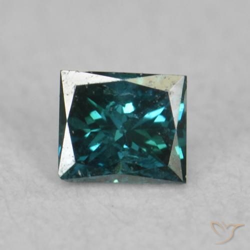 0.05ct Natural Blue Diamond, Square, VS-SI
