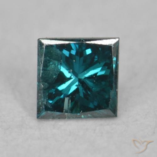 0.06ct Natural Blue Diamond, Square, VS-SI