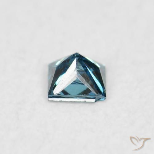 Diamond Gemstone in 1.7 x 1.6 mm Size for Sale, Diamond Stone in Blue Color