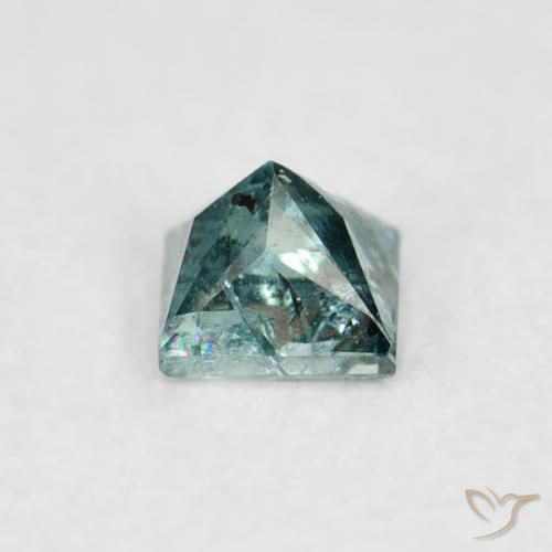 Diamond Gemstone in 2.3 x 2.1 mm Size for Sale, Diamond Stone in Green Color