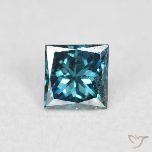 0.08ct Natural Blue Diamond, Square, VS-SI