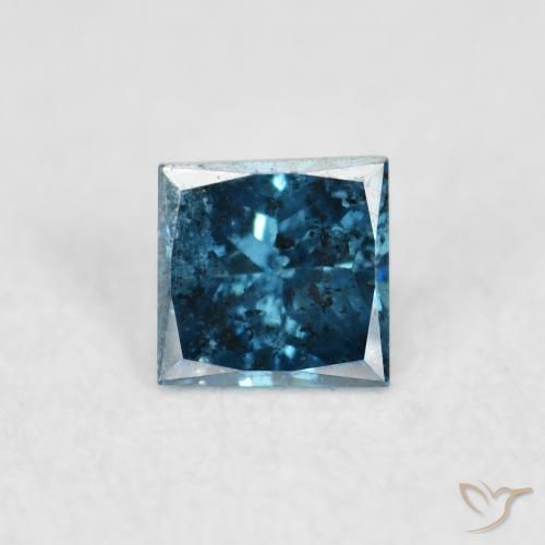 0.06ct Natural Blue Diamond, Square, VS-SI