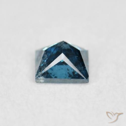 Diamond Gemstone in 2.3 x 2.3 mm Size for Sale, Diamond Stone in Blue Color