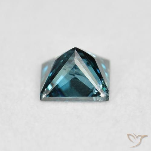 Diamond Gemstone in 2.6 x 2.5 mm Size for Sale, Diamond Stone in Blue Color