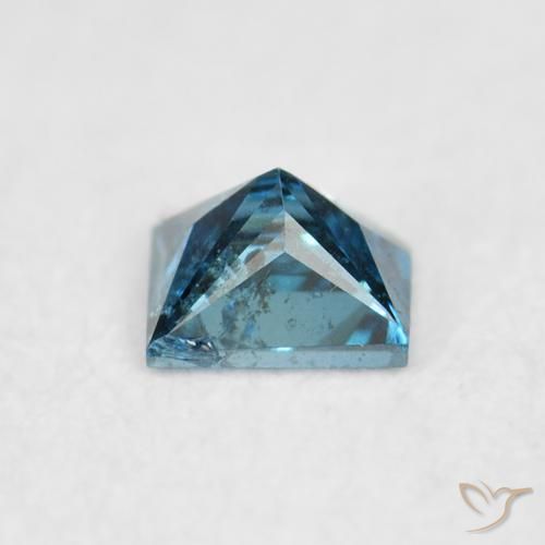 Diamond Gemstone in 2.5 x 2.1 mm Size for Sale, Diamond Stone in Blue Color