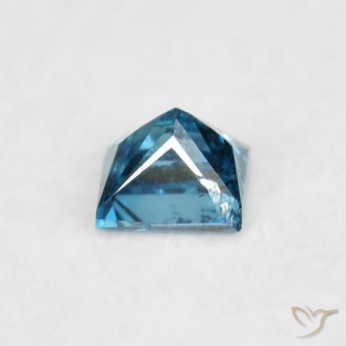 Diamond Gemstone in 2 x 1.8 mm Size for Sale, Diamond Stone in Blue Color