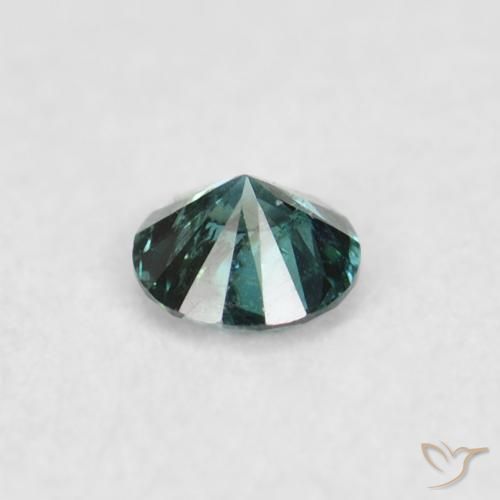 Diamond Gemstone in 2.4 mm (calibrated) Size for Sale, Diamond Stone in Green Color