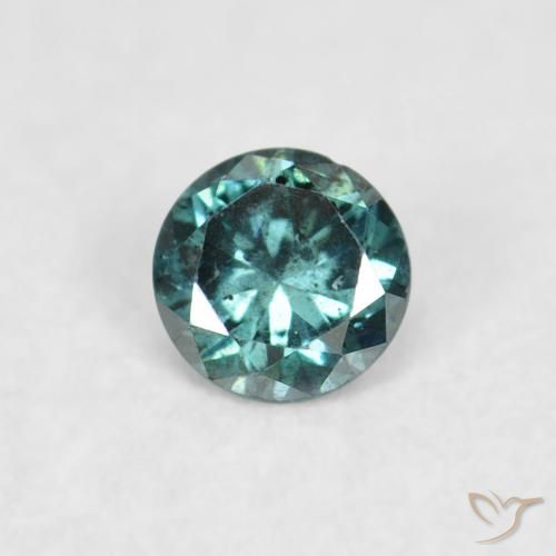 0.05ct Natural Green Diamond, Round, VS-SI