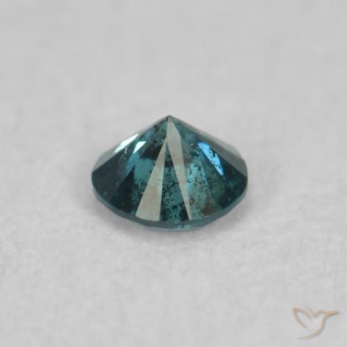 Diamond Gemstone in 2.3 mm (calibrated) Size for Sale, Diamond Stone in Blue Color