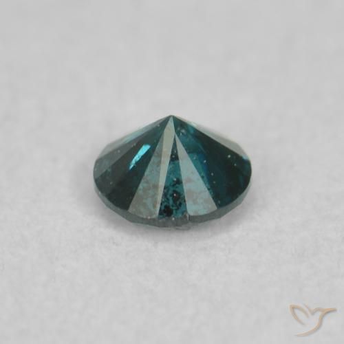 Diamond Gemstone in 2.4 mm (calibrated) Size for Sale, Diamond Stone in Blue Color