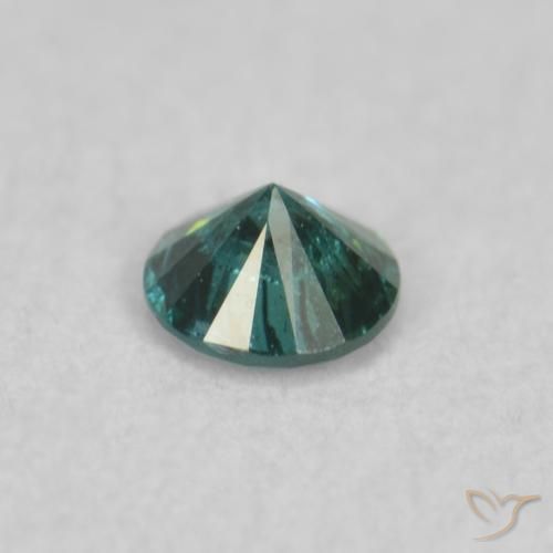 Diamond Gemstone in 2.4 mm (calibrated) Size for Sale, Diamond Stone in Green Color