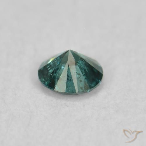 Diamond Gemstone in 2.3 mm (calibrated) Size for Sale, Diamond Stone in Green Color