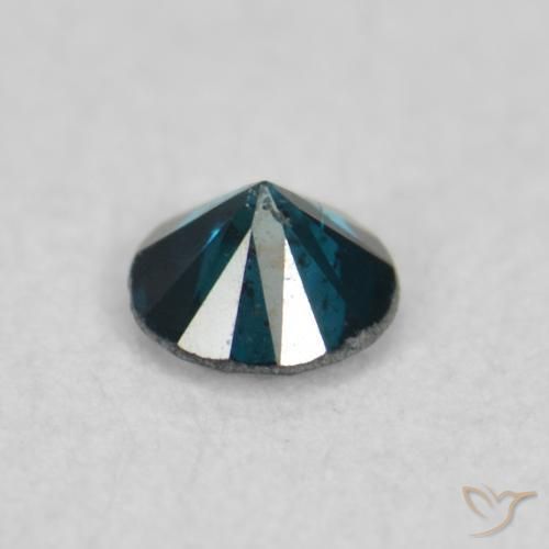 Diamond Gemstone in 2.6 mm (calibrated) Size for Sale, Diamond Stone in Blue Color