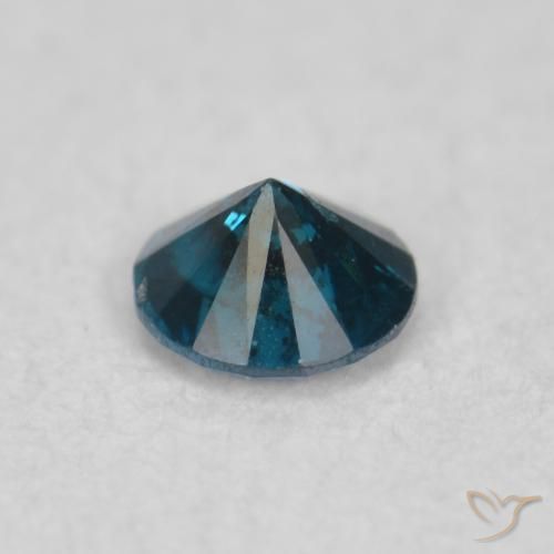 Diamond Gemstone in 2.6 mm (calibrated) Size for Sale, Diamond Stone in Blue Color