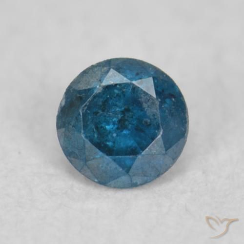 0.04ct Natural Blue Diamond, Round, SI