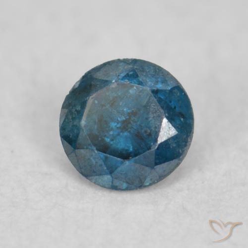 0.04 ct Blue Diamond Stone, Natural Diamond in Diamond-Cut Shape for Sale
