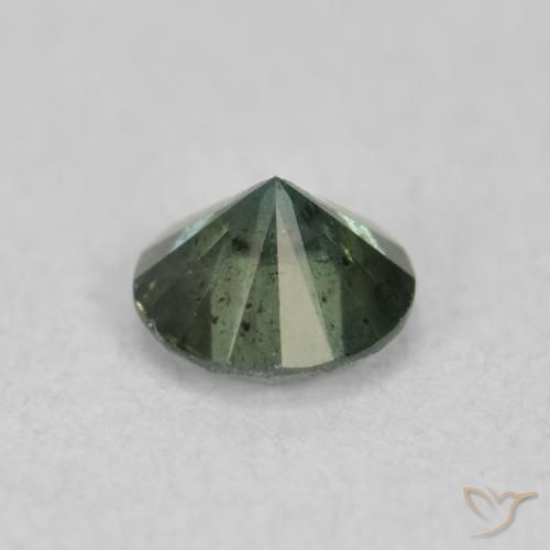 Diamond Gemstone in 3.7 mm Size for Sale, Diamond Stone in Green Color