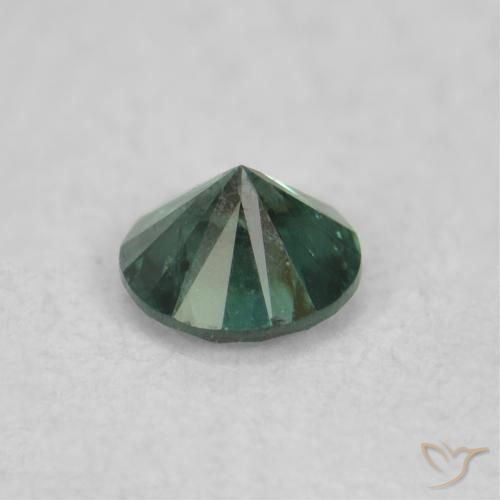 Diamond Gemstone in 2.3 mm (calibrated) Size for Sale, Diamond Stone in Green Color