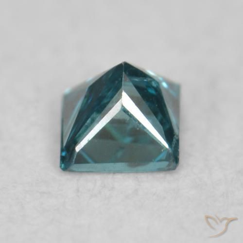Diamond Gemstone in 2 x 2 mm (calibrated) Size for Sale, Diamond Stone in Blue Color