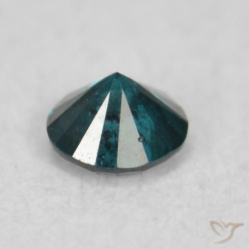 Diamond Gemstone in 2.4 mm (calibrated) Size for Sale, Diamond Stone in Blue Color