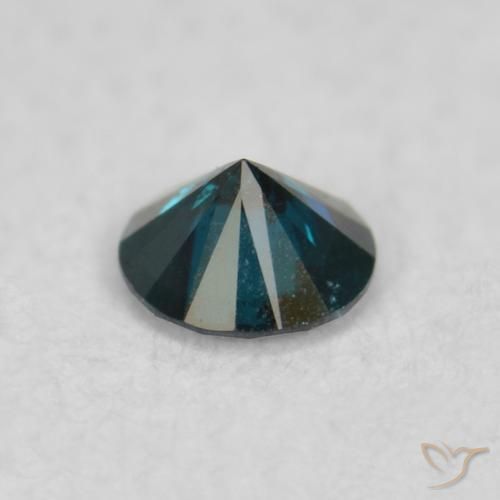 Diamond Gemstone in 2.5 mm (calibrated) Size for Sale, Diamond Stone in Blue Color