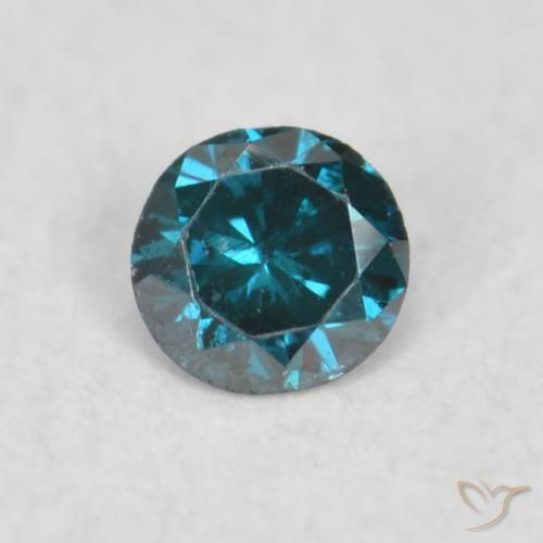 0.03ct Natural Blue Diamond, Round, VS