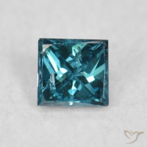 0.03ct Natural Blue Diamond, Square, VS