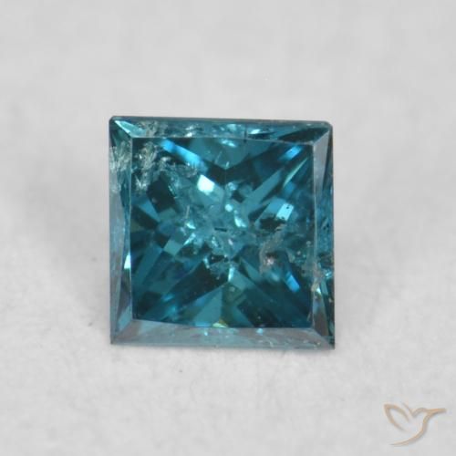 0.04ct Natural Blue Diamond, Square, VS