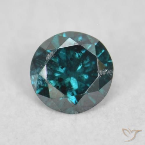 0.06ct Natural Blue Diamond, Round, SI