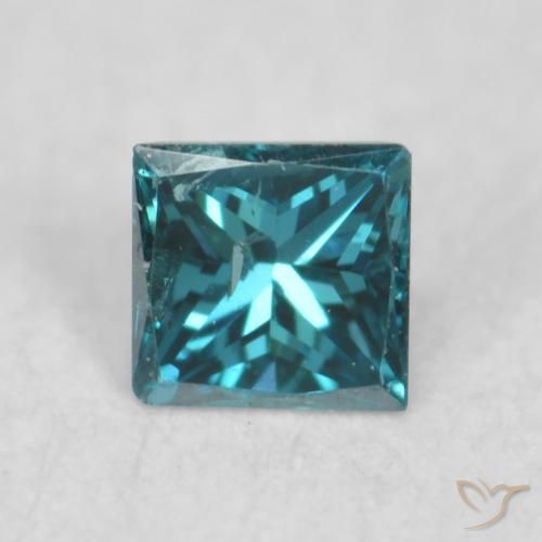 0.06ct Natural Blue Diamond, Square, VS