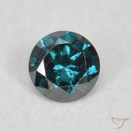 0.05ct Natural Blue Diamond, Round, VS