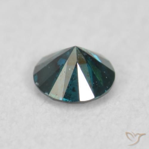 Diamond Gemstone in 2.4 mm (calibrated) Size for Sale, Diamond Stone in Blue Color