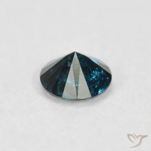 Diamond Gemstone in 2.7 mm (calibrated) Size for Sale, Diamond Stone in Blue Color