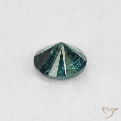 Diamond Gemstone in 2.5 mm (calibrated) Size for Sale, Diamond Stone in Green Color