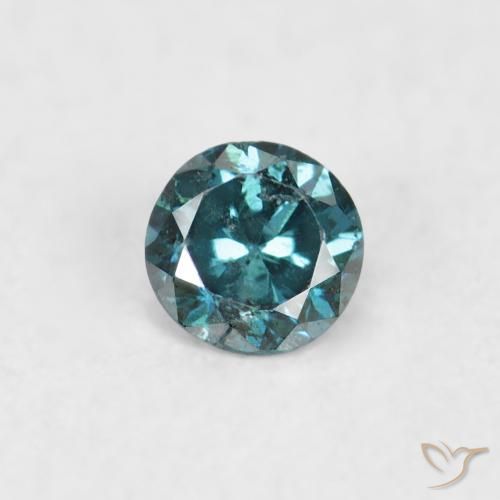 0.06ct Natural Blue Diamond, Round, VS