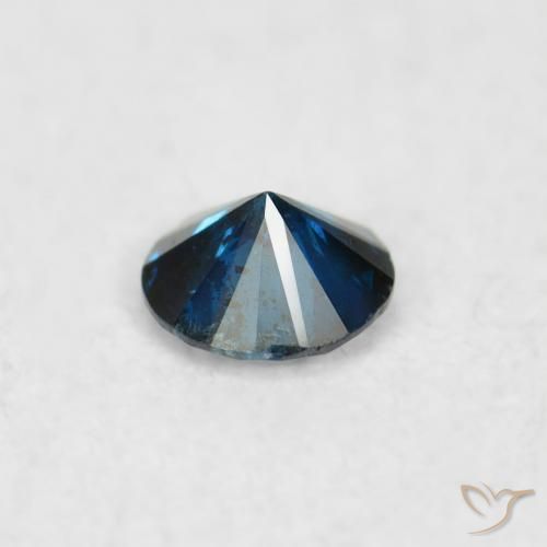 Diamond Gemstone in 2.5 mm (calibrated) Size for Sale, Diamond Stone in Blue Color