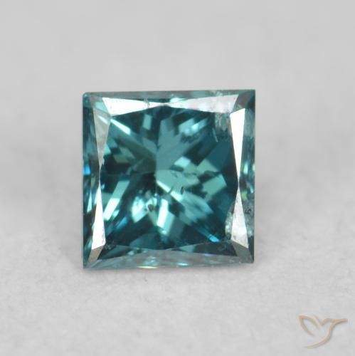 0.08ct Natural Blue Diamond, Square, VS