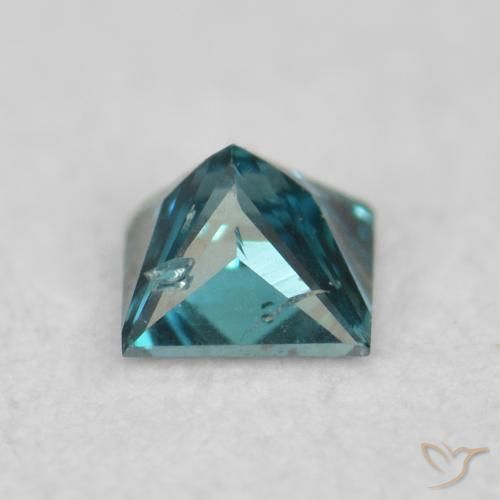 Diamond Gemstone in 2.3 x 2.1 mm Size for Sale, Diamond Stone in Blue Color