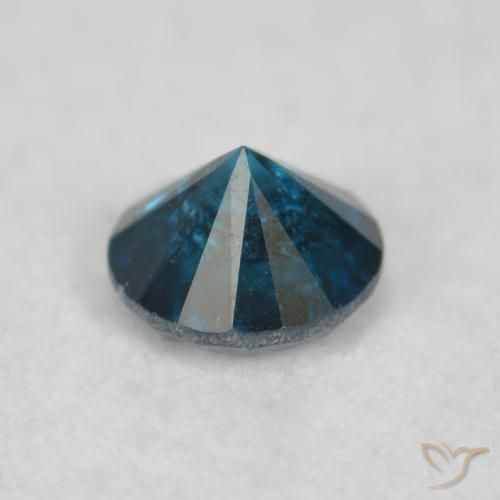 Diamond Gemstone in 2.6 mm (calibrated) Size for Sale, Diamond Stone in Blue Color