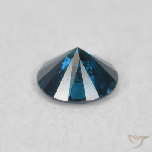 Diamond Gemstone in 2.5 mm (calibrated) Size for Sale, Diamond Stone in Blue Color