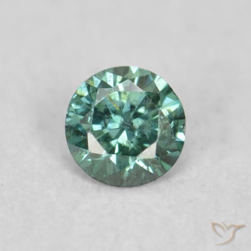 0.05ct Natural Green Diamond, Round, VS
