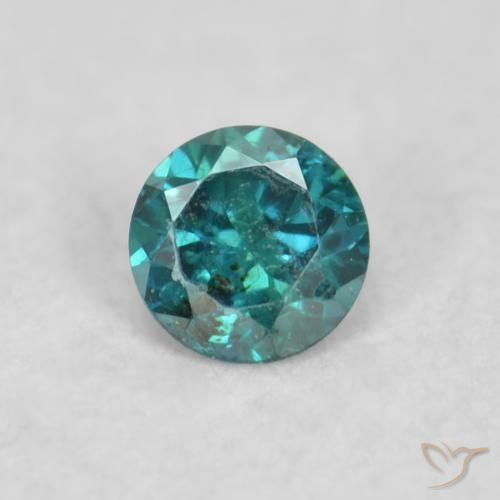 0.04ct Natural Blue Diamond, Round, VS