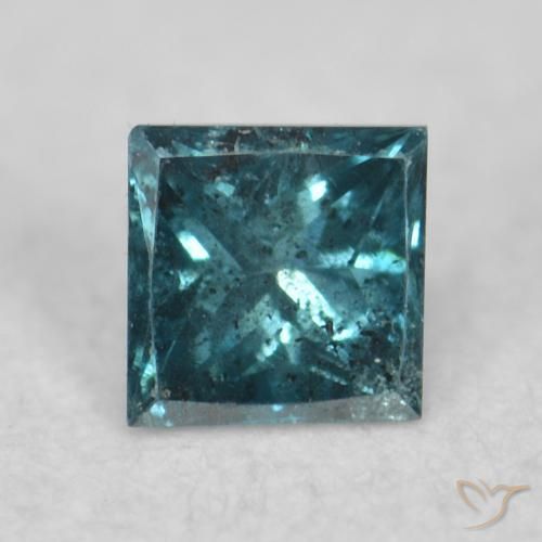0.08ct Natural Blue Diamond, Square, VS