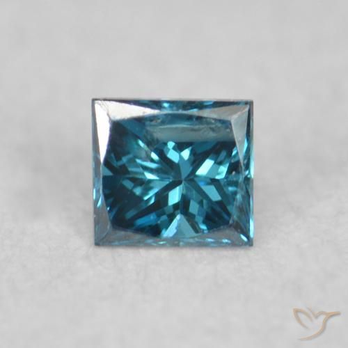 0.04ct Natural Blue Diamond, Square, VS
